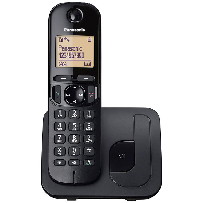 Panasonic KX-TGC210SPB Teléfono Inalámbrico DECT Negro